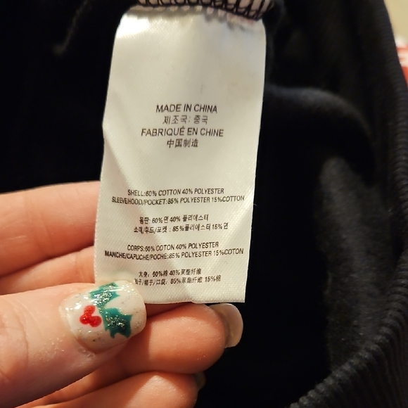 NWT Hooey Black Sweatshirt with Colorful Stripes - Picture 7 of 7